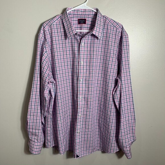 UNTUCKit Other - UNTUCKit Mens Multicolor Plaid Long Sleeve Button Up Shirt Size XX-Large classic